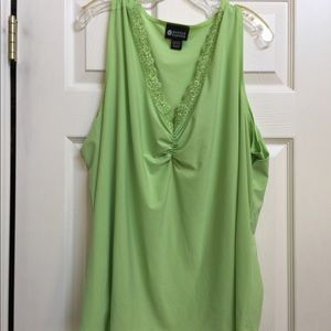 Lime Green plus size camsole